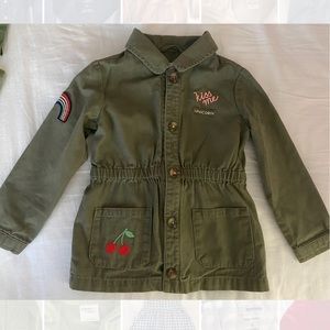 Green Jacket w/ patches